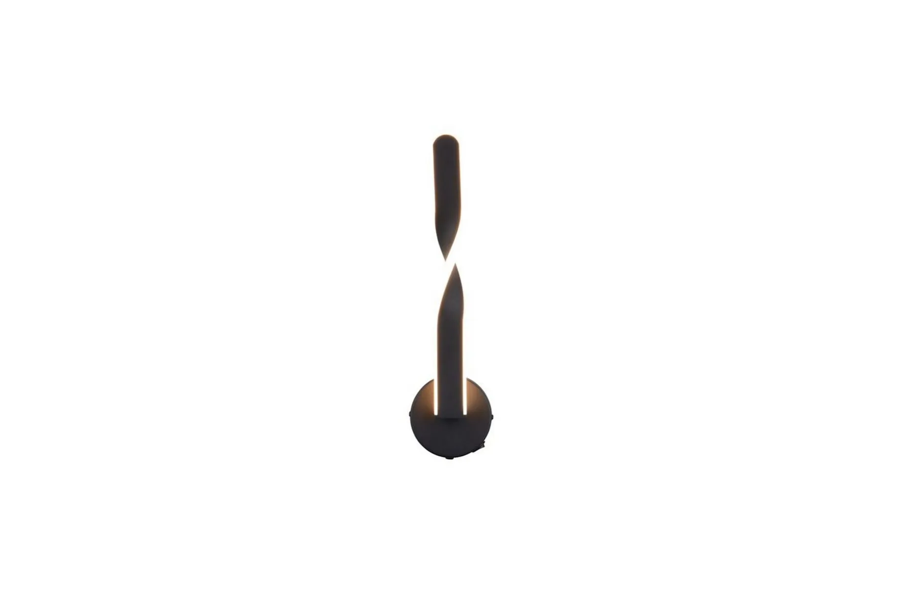 Vegglampe TRIO Ginko Matt svart