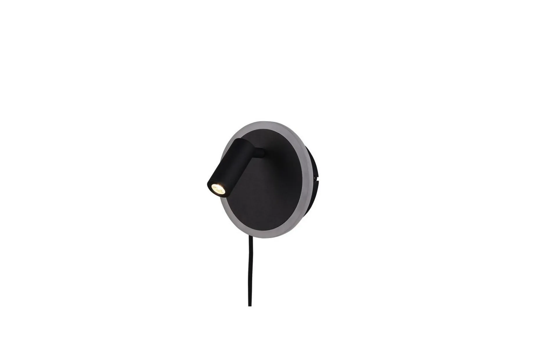 Vegglampe TRIO Jordan Matt svart