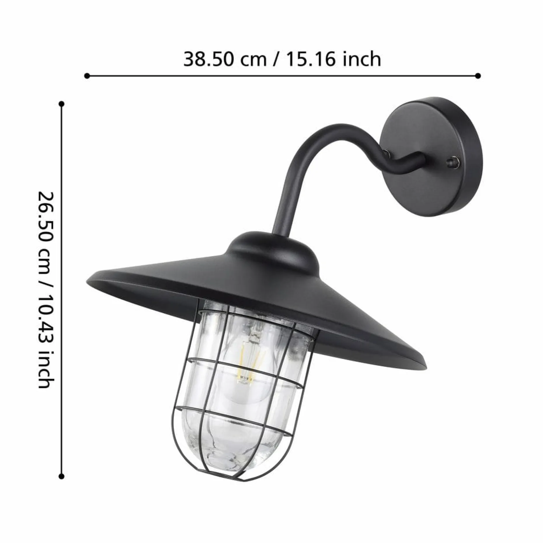 Vegglampe Utendørsbelysning Melgoa