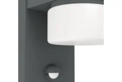 Vegglampe Utendørsbelysning Eglo Atollari Sølv/Hvit