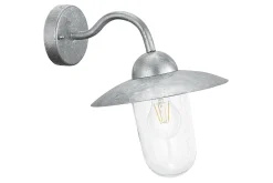 Vegglampe utendørsbelysning Eglo Milton sink