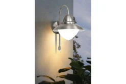 Vegglampe utendørsbelysning Eglo Sidney med sensor