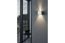 Vegglampe utendørsbelysning Eglo Calpino hvit