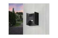 Vegglampe Utendørs Eglo Morino Antrasitt