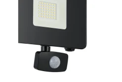 Veggstrålkaster Utendørs Eglo Faedo 3 med Sensor 30W, Svart
