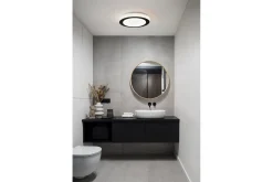 Vegg-/taklampe Eglo LED Carpi 300 mm, svart, hvit