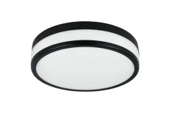 Vegg-/Taklampe Eglo LED Palermo 295 mm, Svart/Hvit