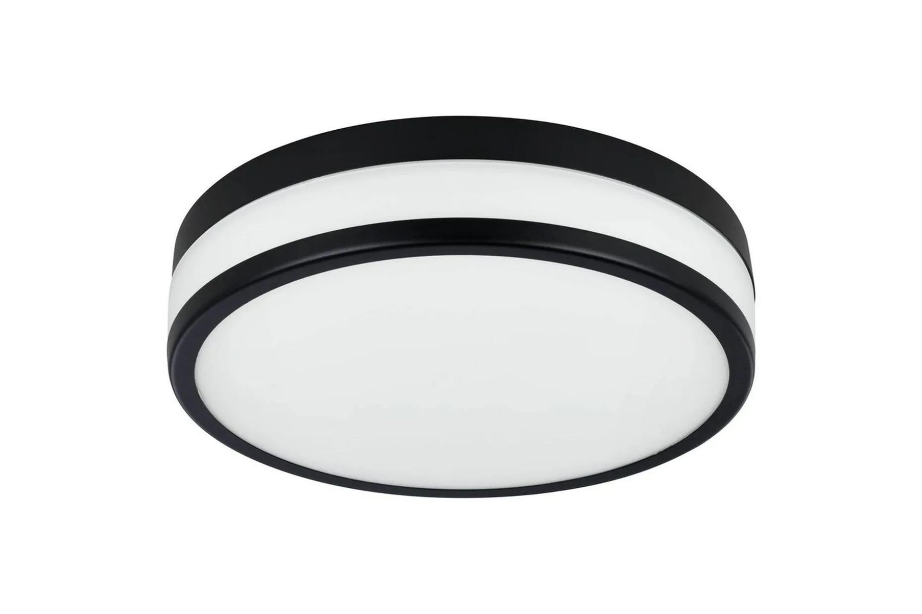 Vegg-/Taklampe Eglo LED Palermo 295 mm, Svart/Hvit