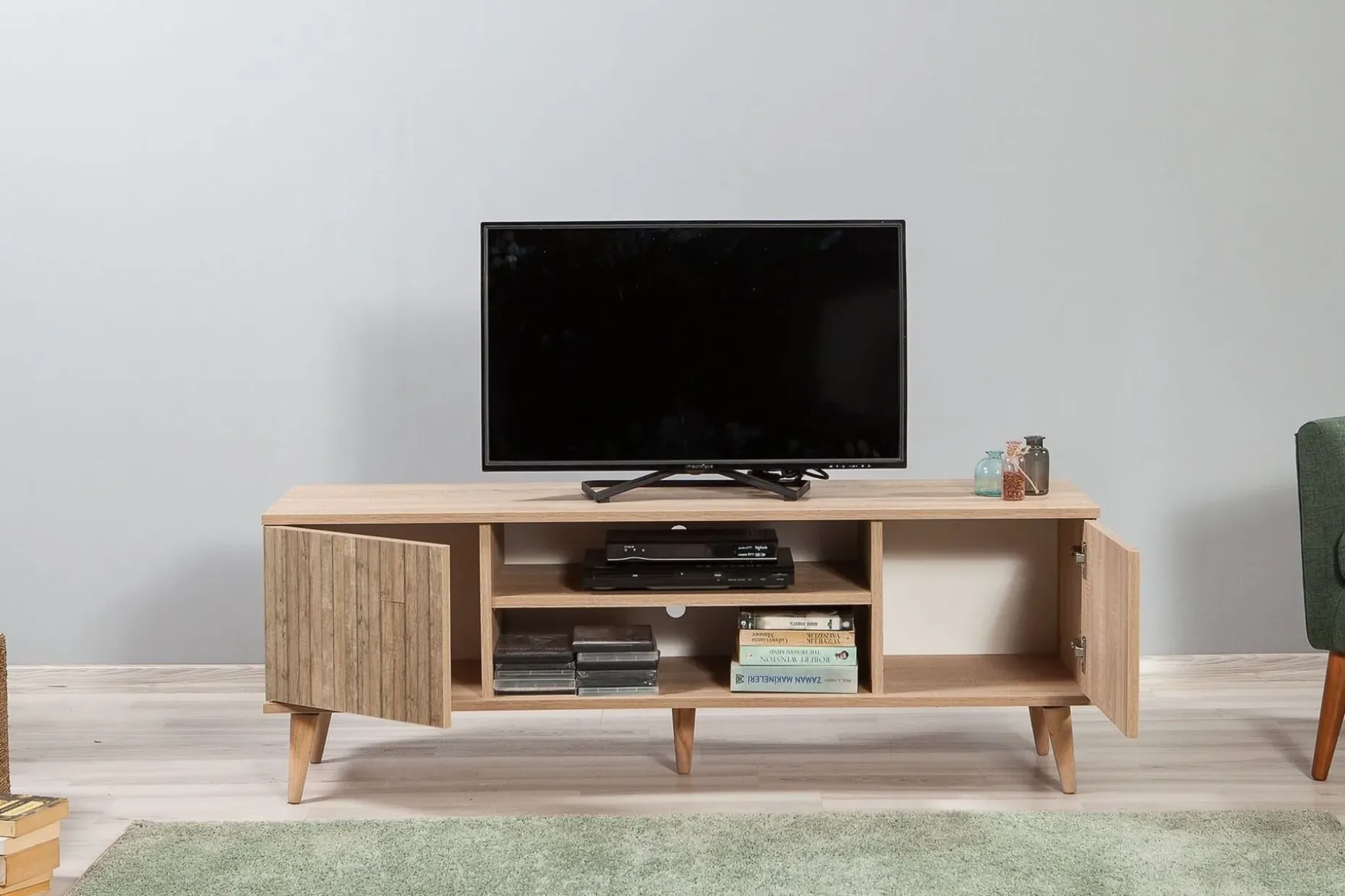 Vellavie TV-benk 140 cm Panel