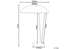 Venkos Bordlampe 58 cm E27