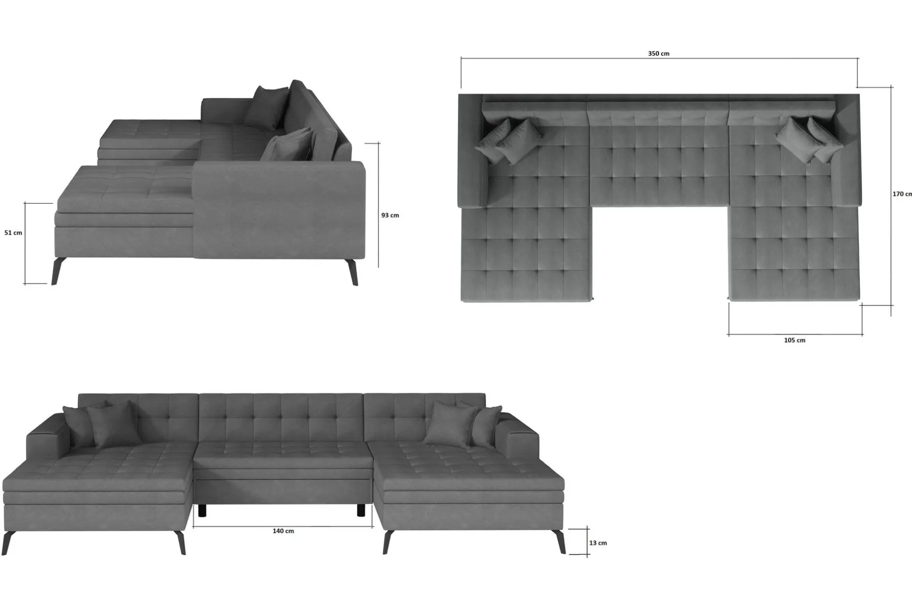 Vertizo Hjørnesofa