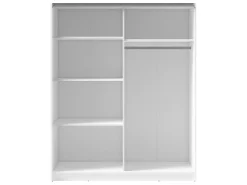 Veylan Garderobeskap med speil 201x199 cm