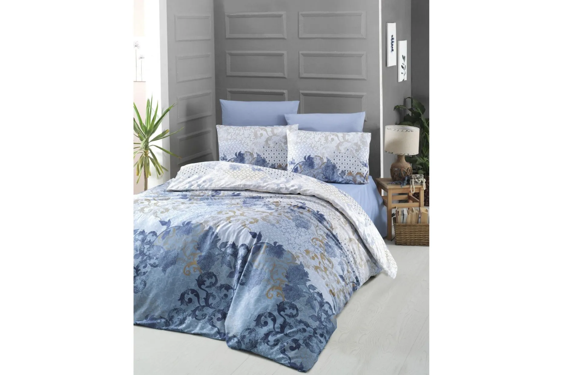 Victoria Satin Sengetøysett