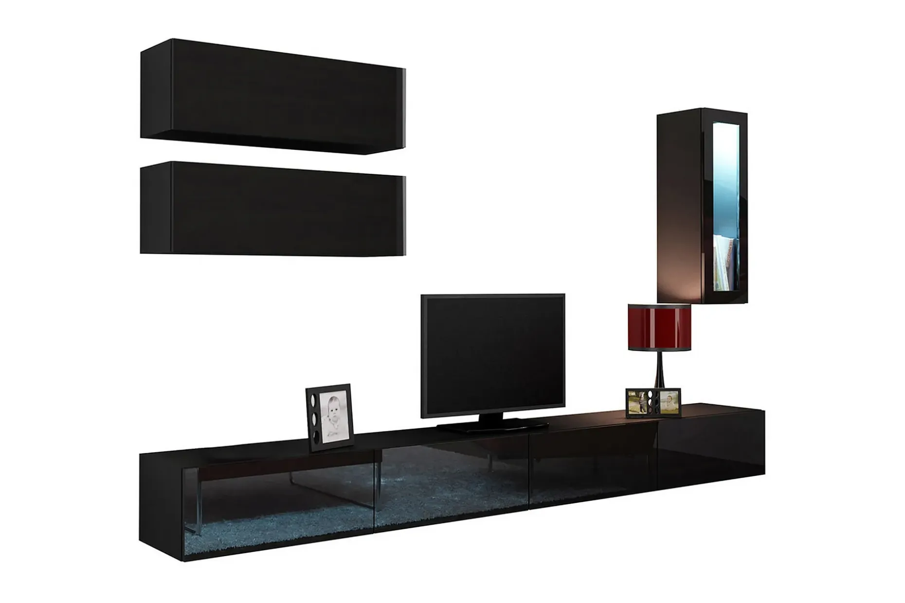 Vigo TV-møbelsett 280x40x180 cm