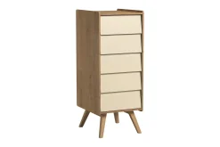 Vintage Kommode Tre / Natur / gul