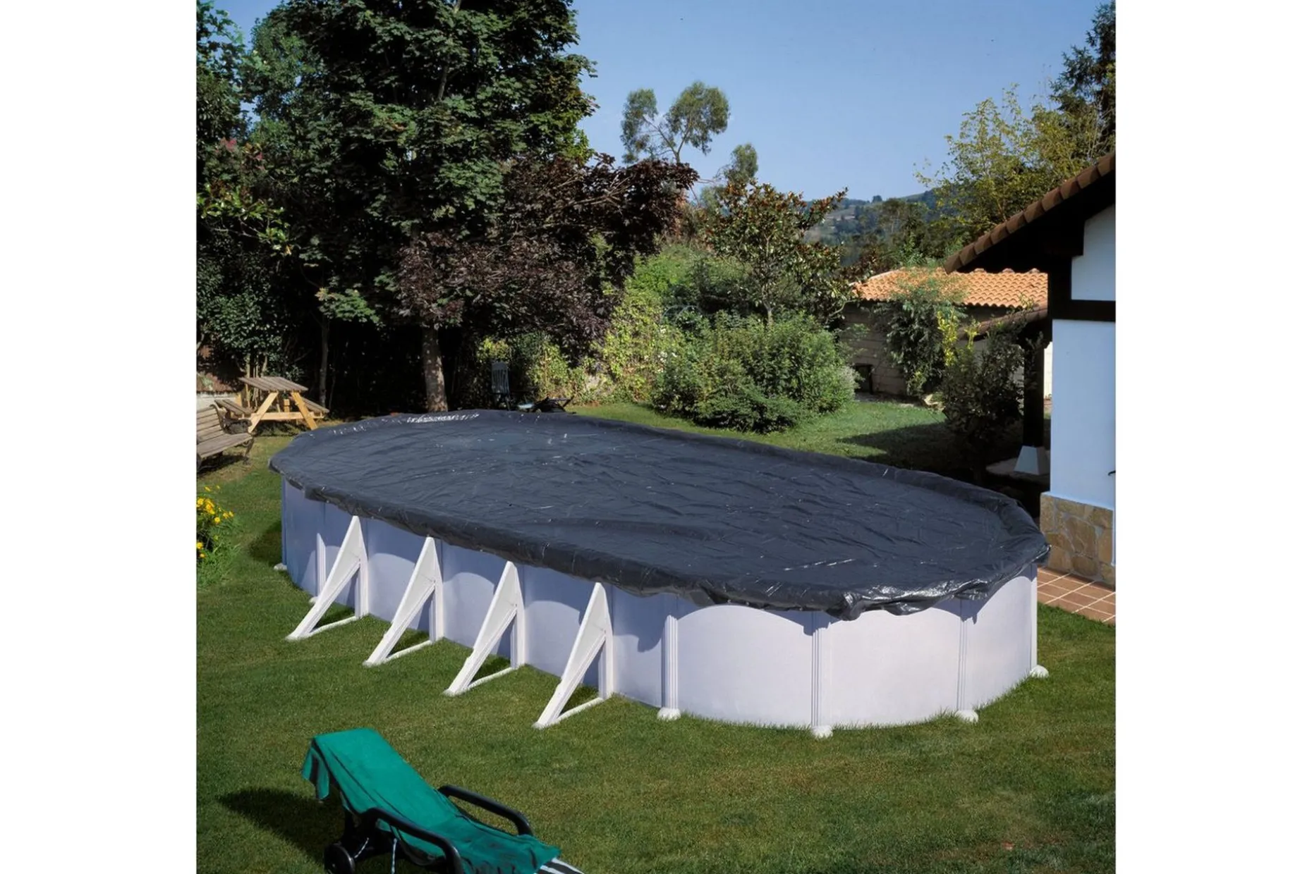 Vinterdeksel Gre Bassengdeksel Vinter Oval 500 x 300 cm