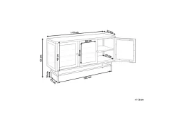 Vitrine Devon Svart