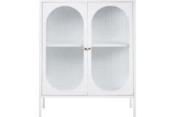Vitrine Sarre Hvit, gull