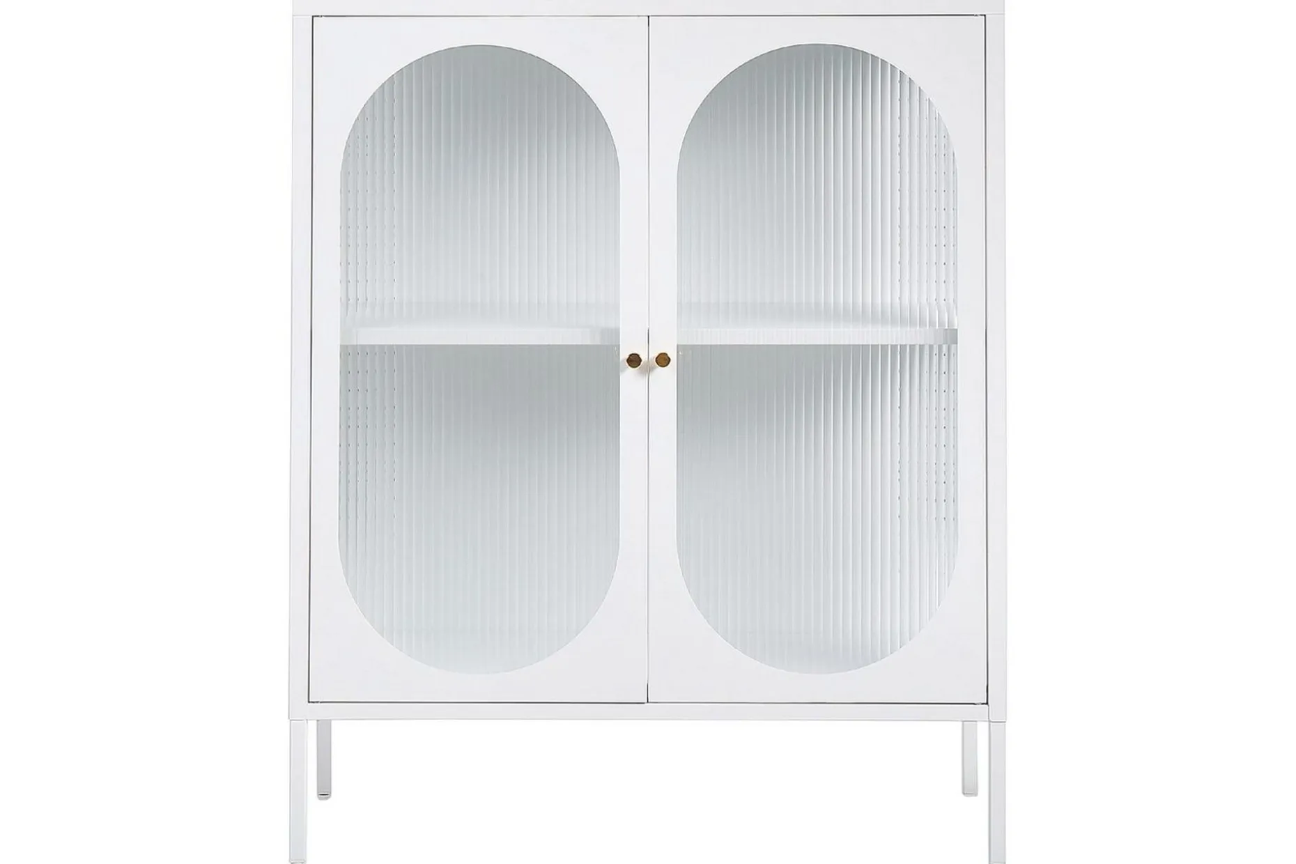 Vitrine Sarre Hvit, gull