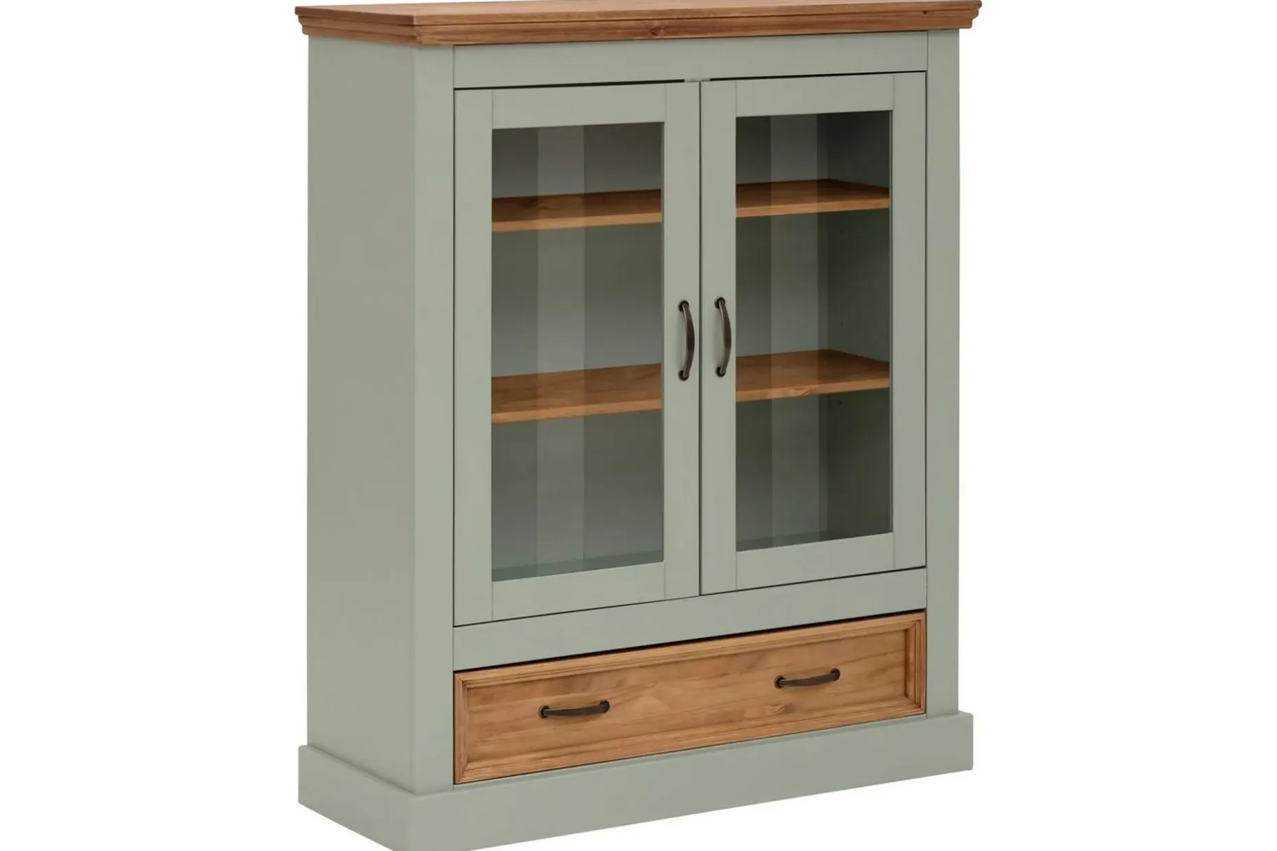 Vitrine Selma Salviegrønn/Beis/Voks