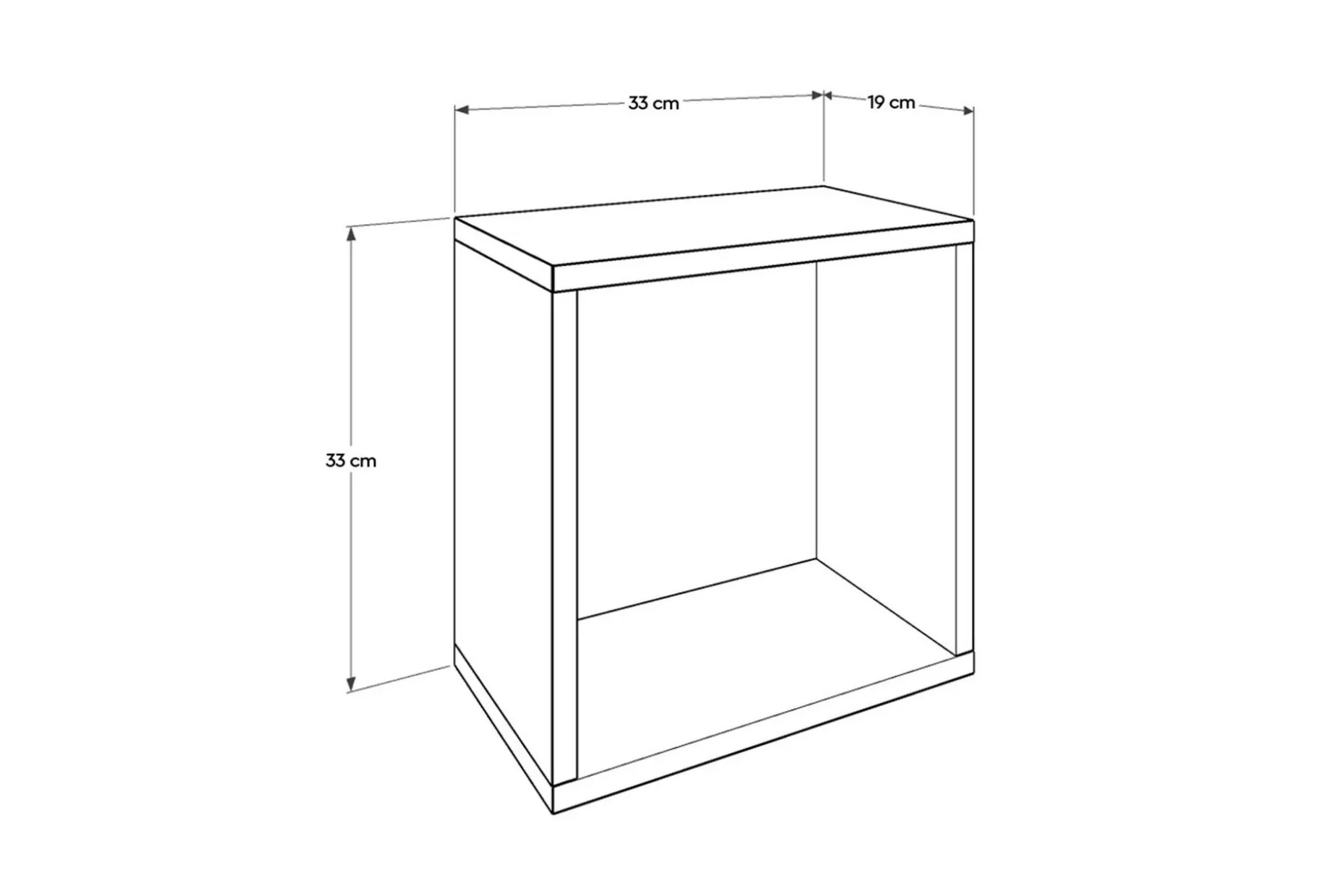 Wall Shelf Hvit