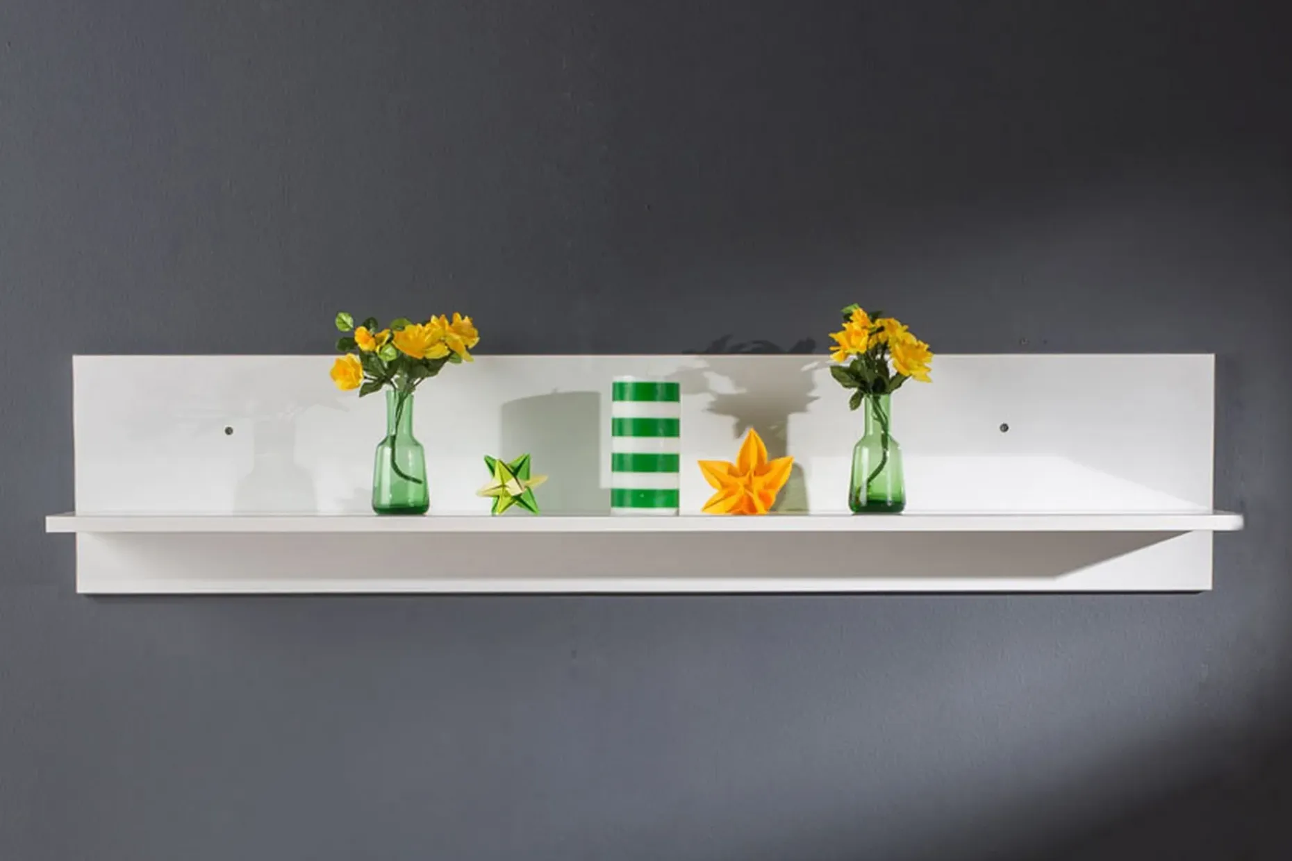 Wall Shelf Hvit høyglans