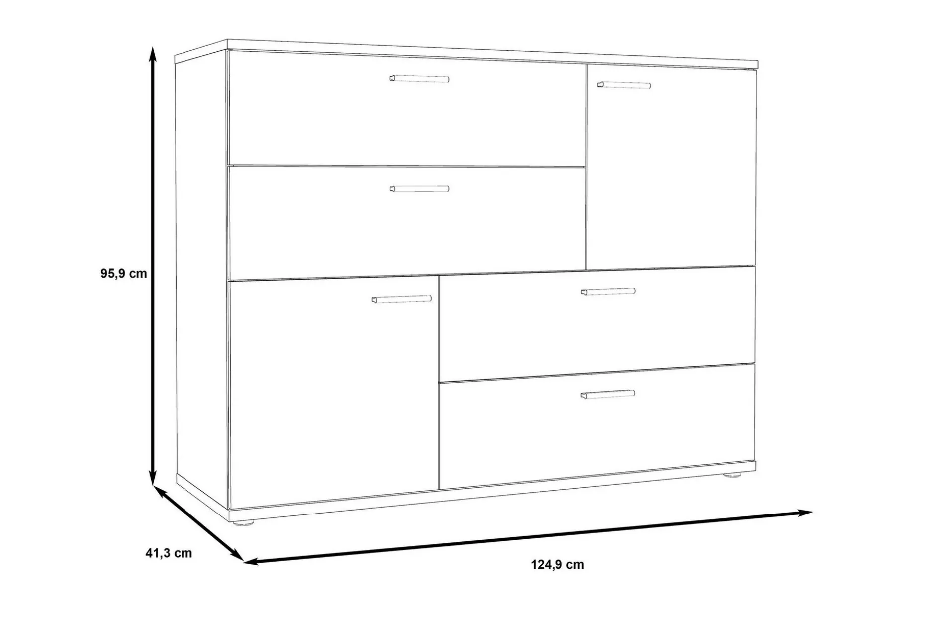 Waunifor Kommode 125 cm
