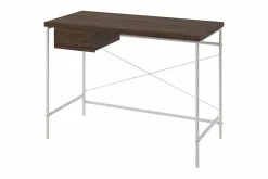 Webster Skrivebord 107 cm med Oppbevaringsskuff Valnøttsbrun