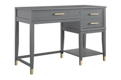 Westerleigh Hev- og Senkbart Skrivebord 116 cm med Skuffer G