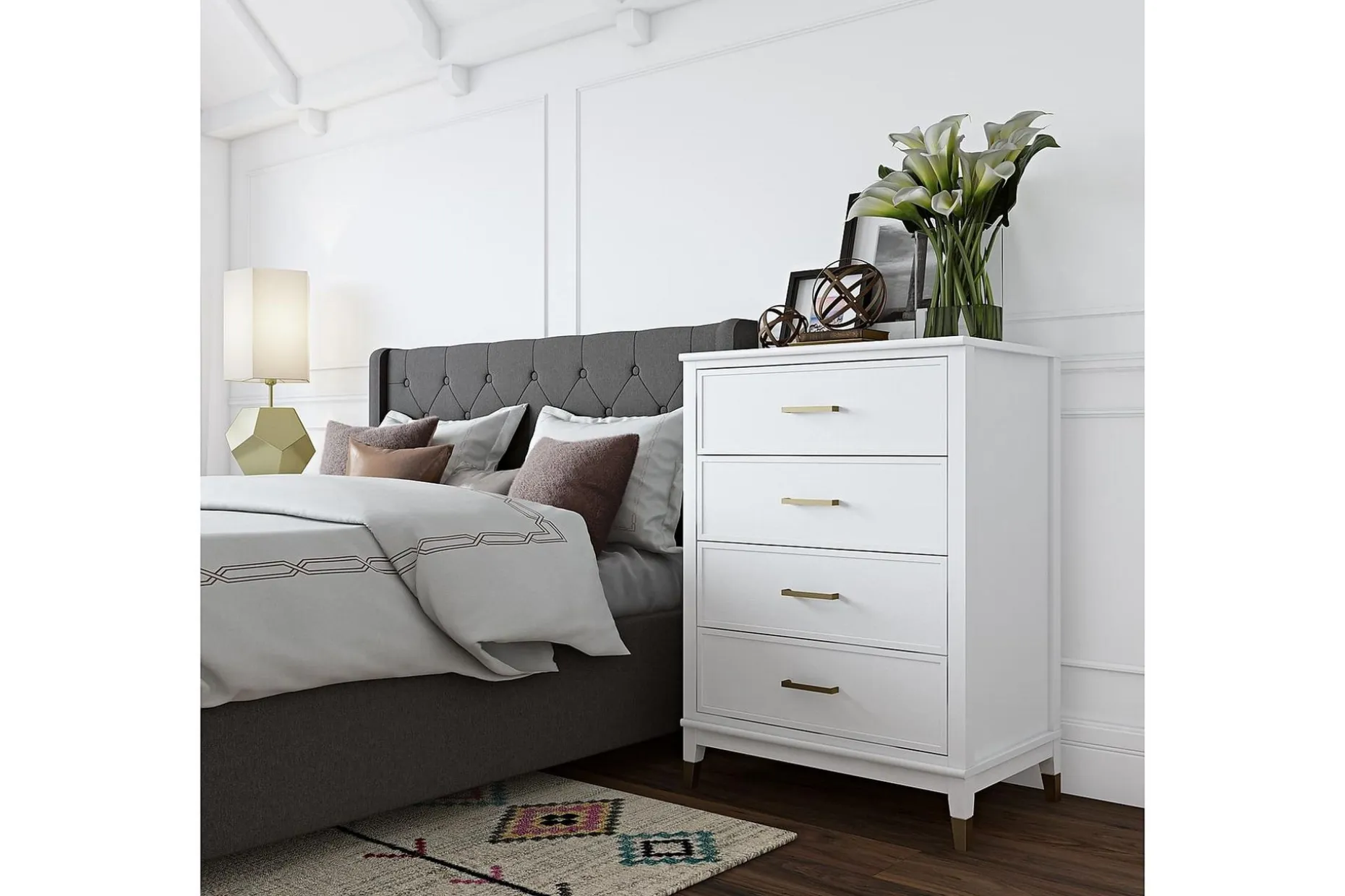 Westerleigh Kommode 76x50 cm Hvit