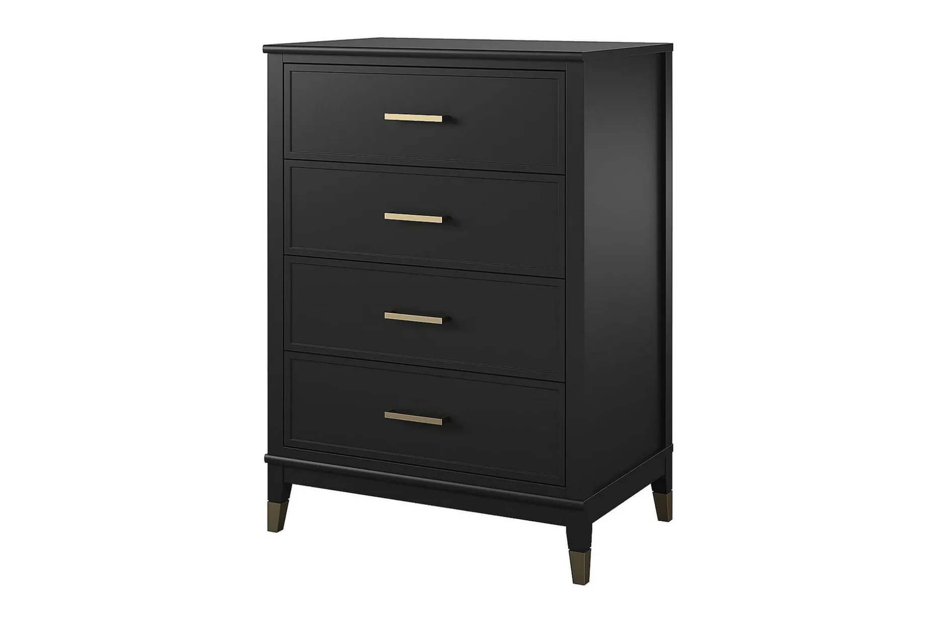 Westerleigh Kommode 76x50 cm Svart/Gull