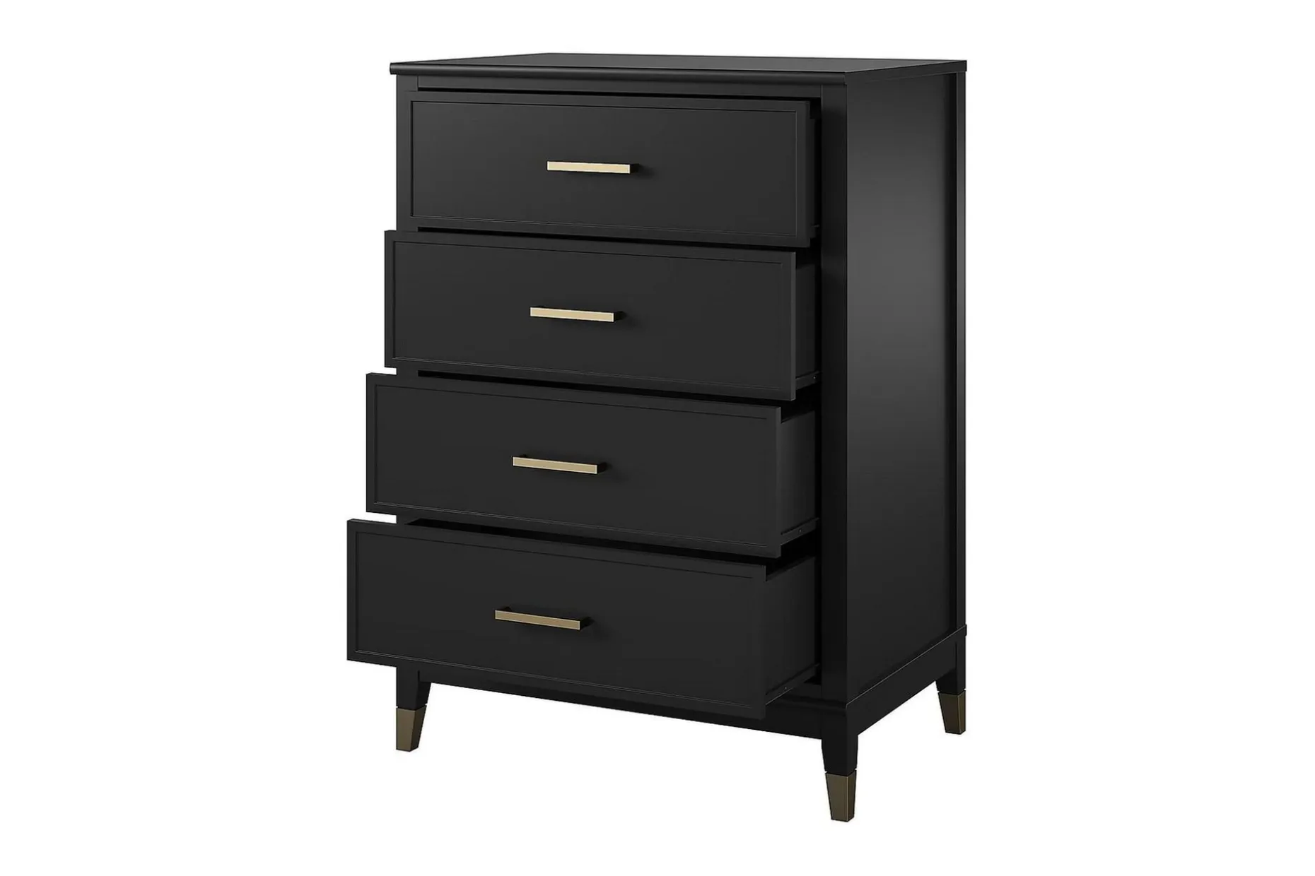 Westerleigh Kommode 76x50 cm Svart/Gull