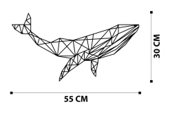 Whale 1 Veggdekor