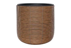 Wicker Blomsterkrukke D35xH36 cm Brun
