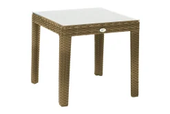 Wicker Sidebord 50x50xH45 cm Beige