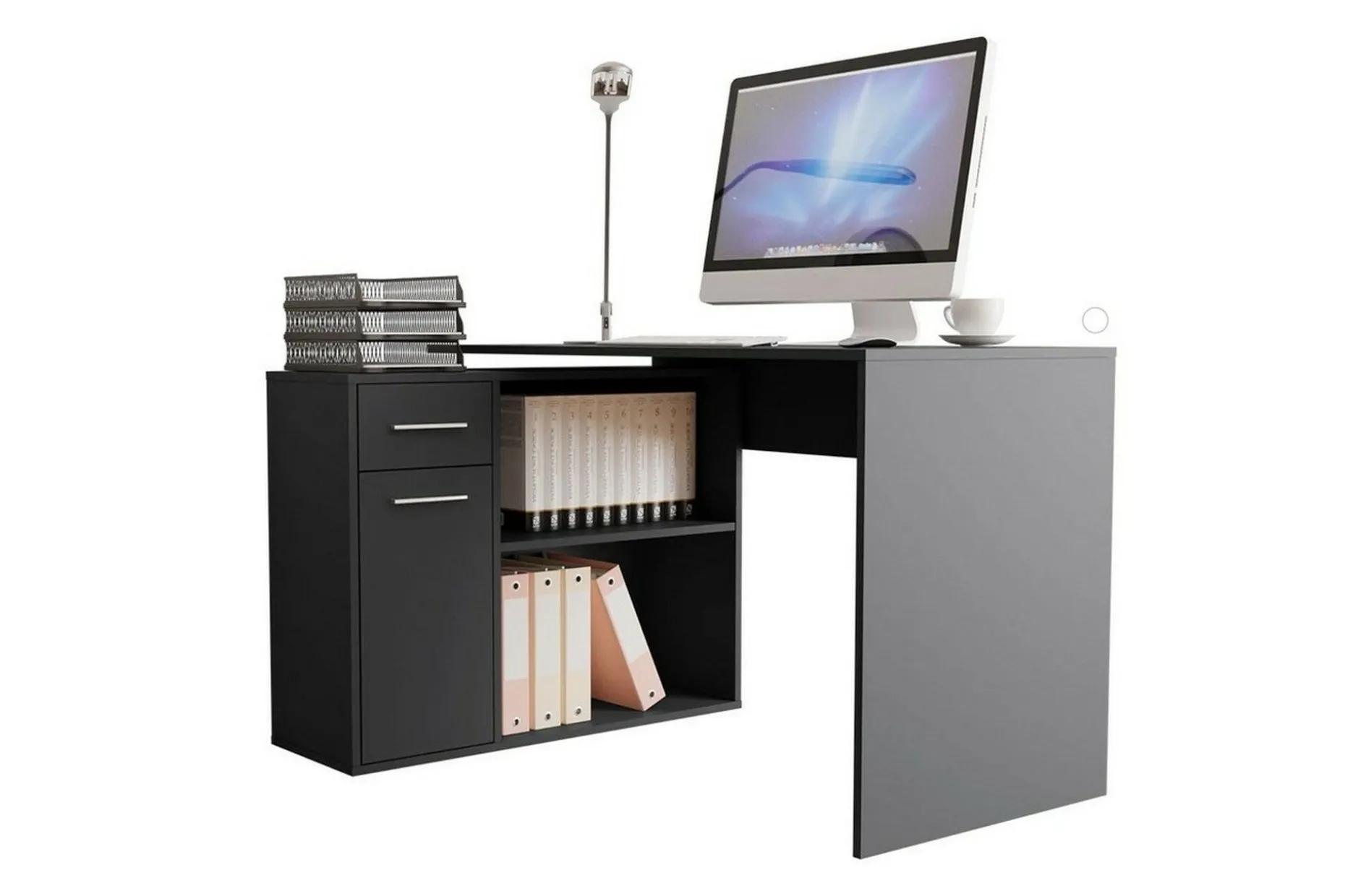 Wickston Skrivbord 120 cm Anthracite