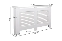 Wiemann Radiator Benk 152x19 cm