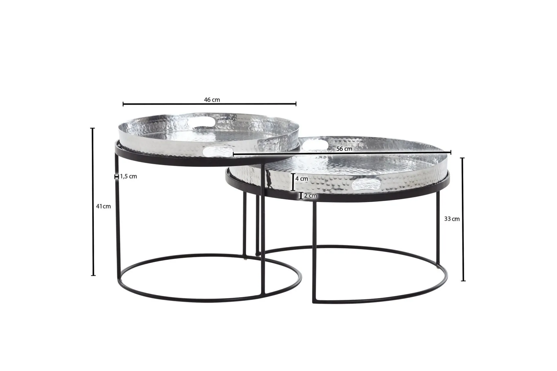 Wilhem Settbord 46 cm Rund