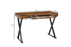 Wilhem Skrivebord 120 cm Rektangulær