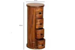 Willowdale Sideboard 35 cm 4 Skuffer Rundt
