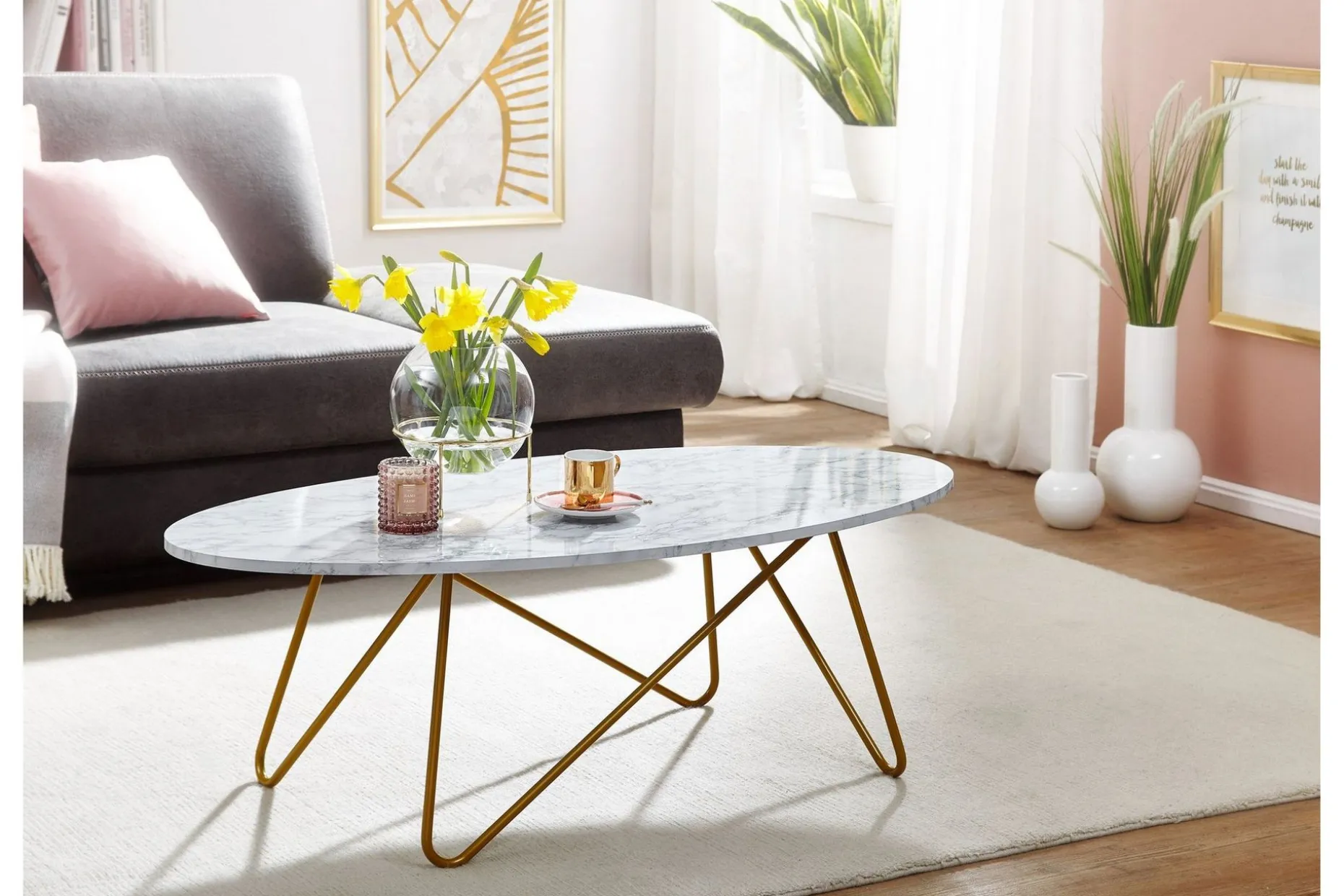 Willowdale Sofabord 120 cm Ovalt