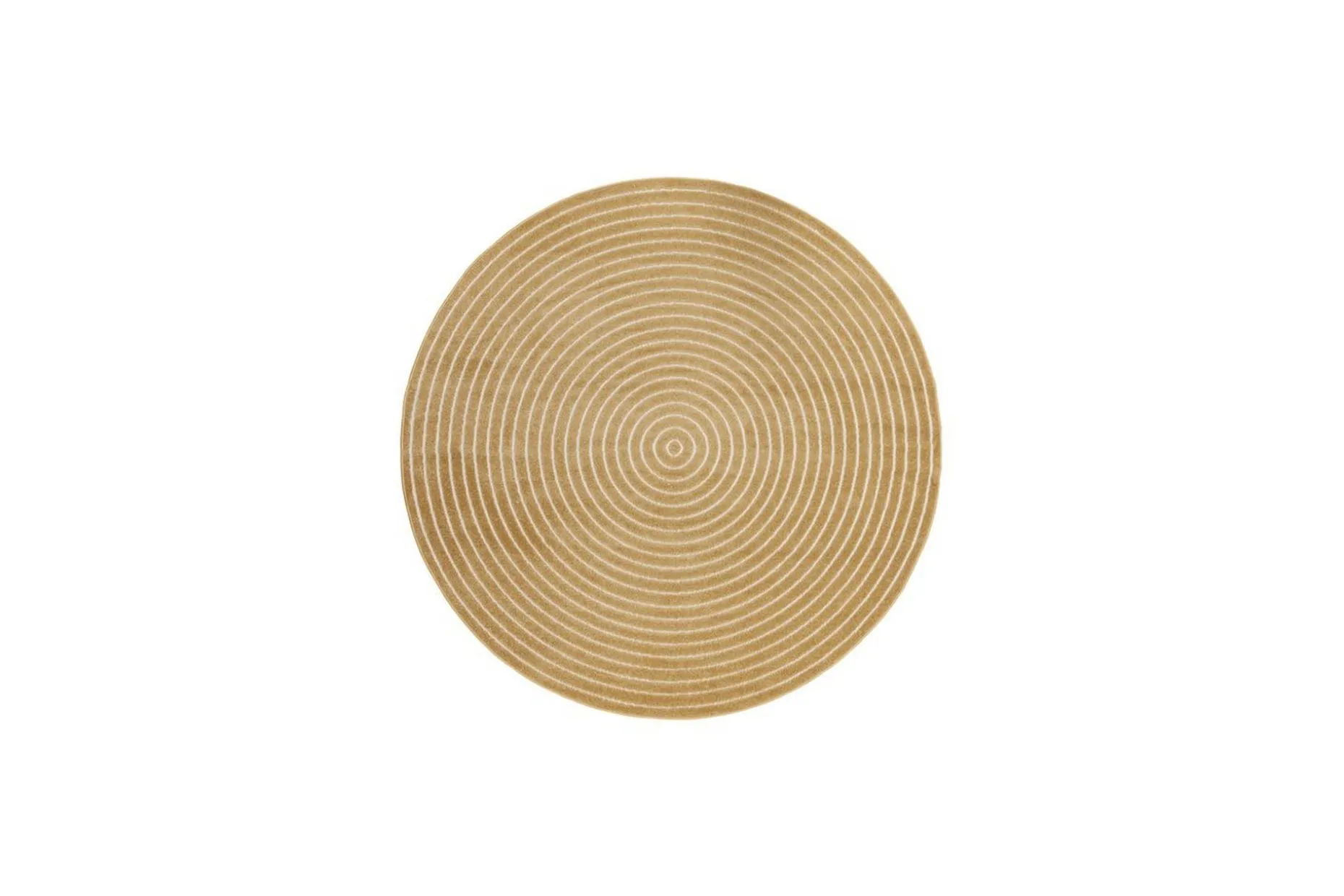 Wiltonteppe Hawaii Circle 240x240 cm, Gul