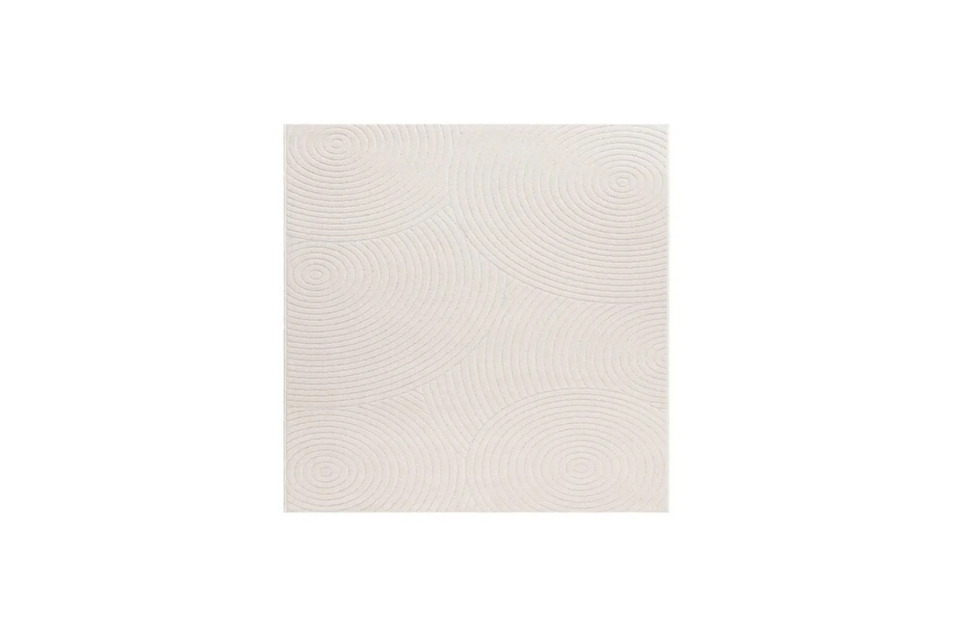 Wiltonteppe Hawaii Trend 240x240 cm, Krem