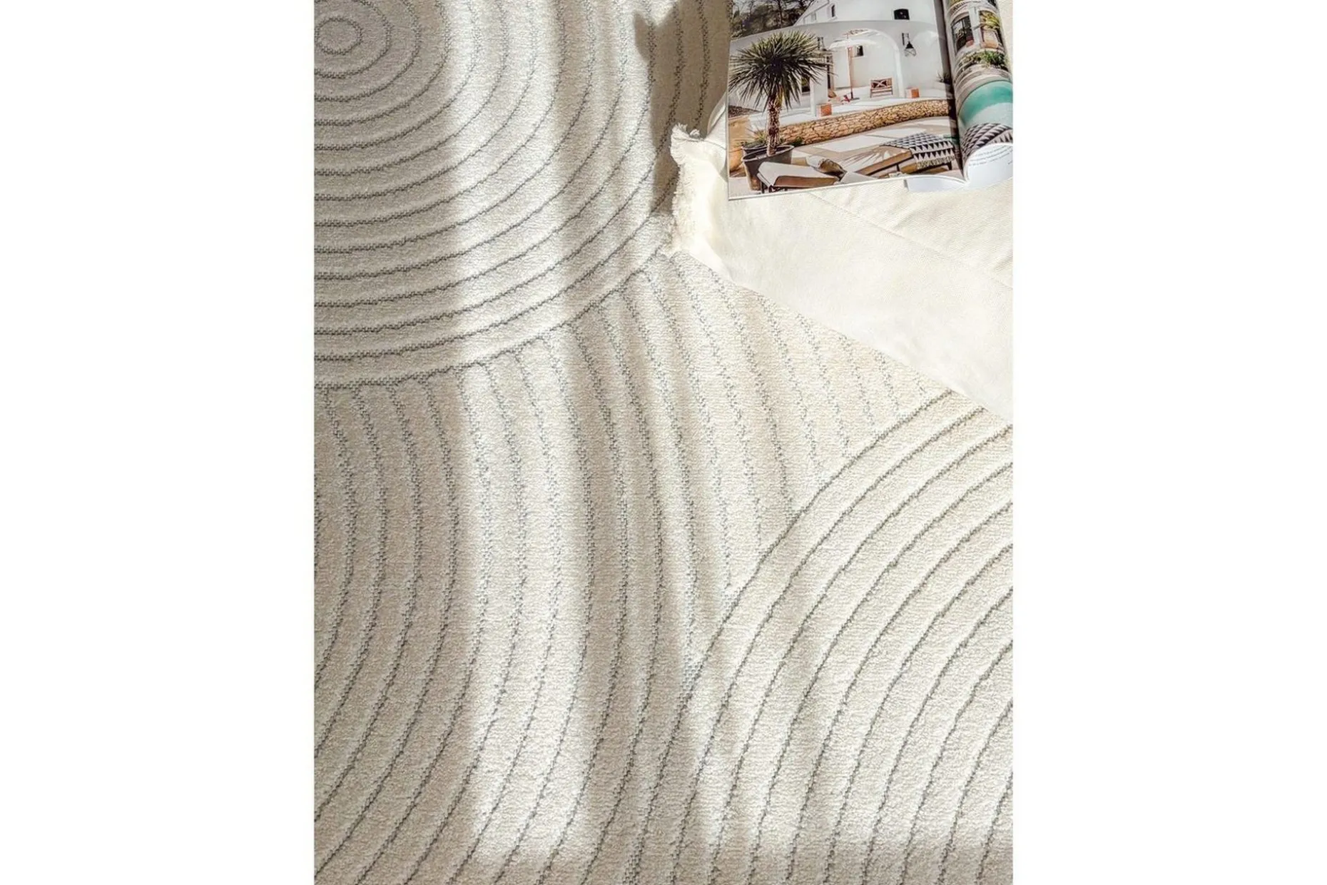 Wiltonteppe Hawaii Trend 240x240 cm, Krem