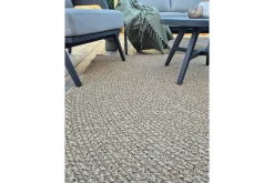 Wiltonteppe Natural Circle 200x290 cm