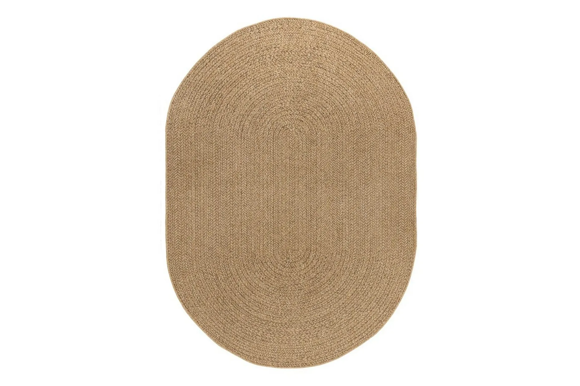 Wiltonteppe Natural Frame Oval 240x340 cm