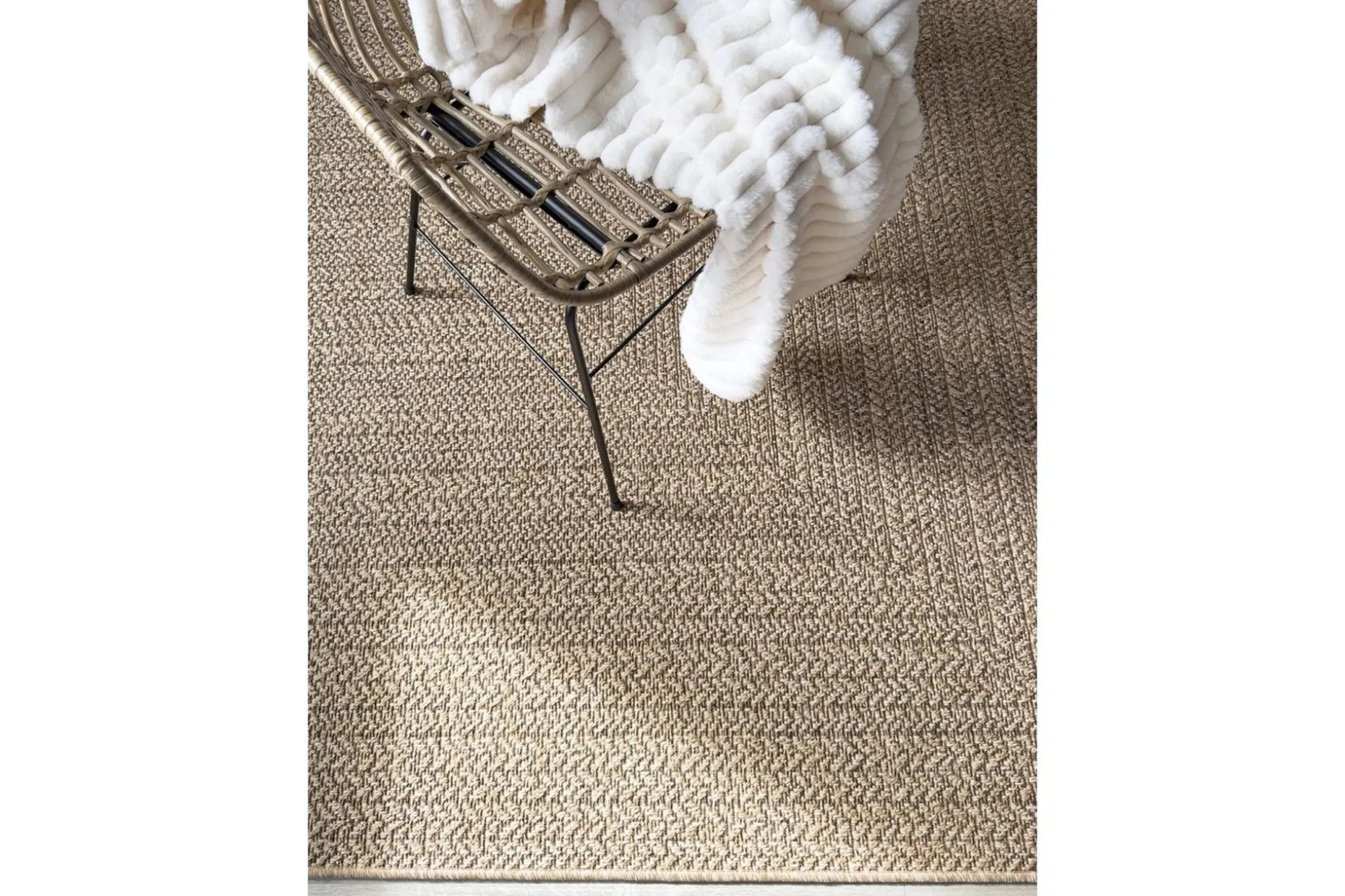 Wiltonteppe Natural Frame Oval 240x340 cm