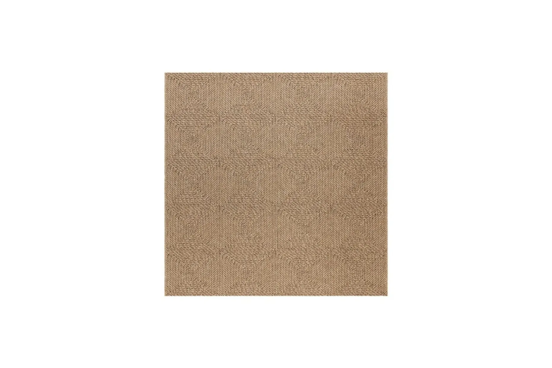 Wiltonteppe Natural Square 200x200 cm