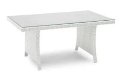 Wisconsin Loungebord Høyt 120 cm Kunstrotting/Hvit