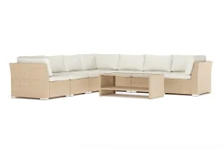 Wisconsin utendørs hjørnesofa 7-seter vendbar